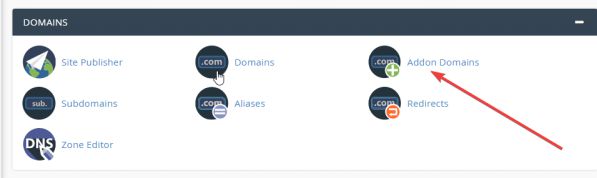 Hướng dẫn cách Addon Domain (tên miền) và tạo Sub Domain cPanel 1