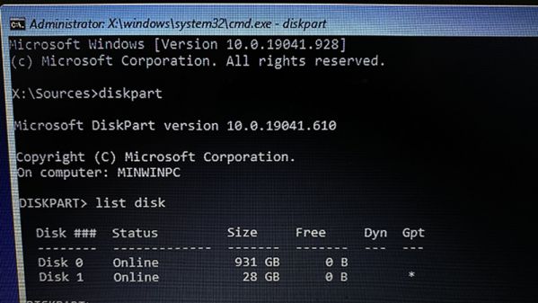 Sửa lỗi "Windows cannot be installed to this disk" sai định dạng ổ cứng 1
