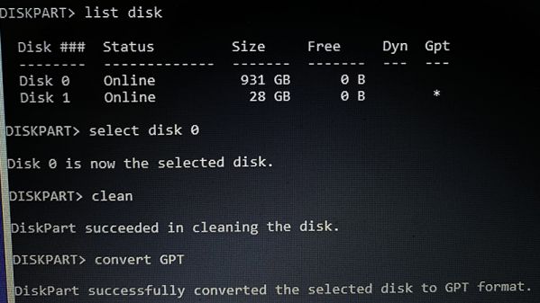 Sửa lỗi "Windows cannot be installed to this disk" sai định dạng ổ cứng 2