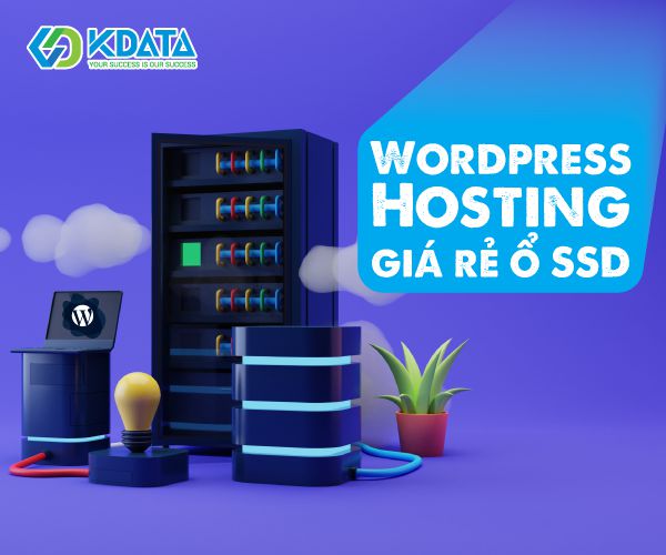 Gói Wordpress Hosting giá rẻ chất lượng, ổ SSD giúp tăng tốc website