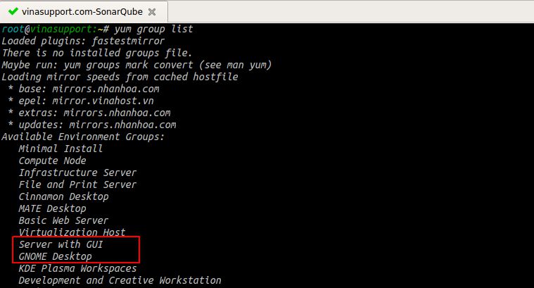 Hướng dẫn cài đặt Gnome GUI Desktop trên Centos 7/ RHEL 7 (1)