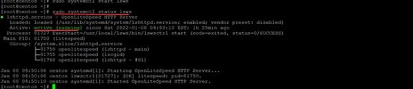 Cài đặt OpenLiteSpeed Web Server trên Rocky Linux 8, CentOS 8