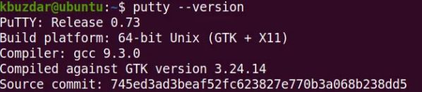 Hướng dẫn cài đặt Putty SSH Client trên Ubuntu 20.04 LTS 1