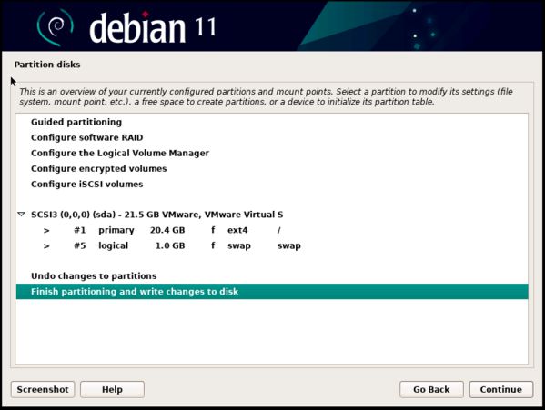 Hướng dẫn cài đặt hệ điều hành Debian 11 trên VMware 21