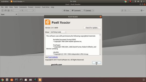 Hướng dẫn cài Foxit Reader cho Ubuntu trong 1 nốt nhạc 4