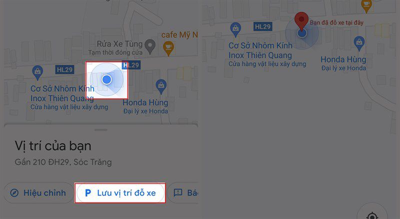 Cách tìm và lưu vị trí đỗ xe trên Google Maps cực đơn giản (2)