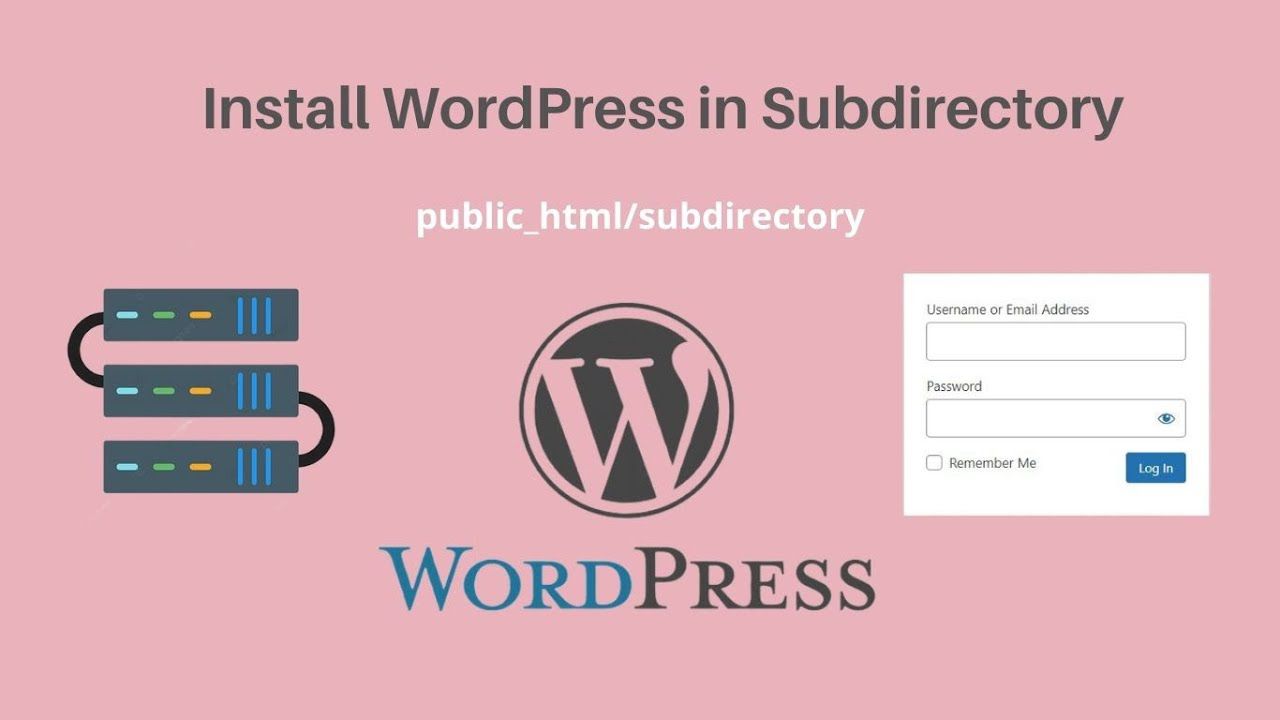 Cách cài đặt WordPress trong Subdirectory (thư mục con)