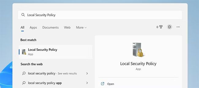 10 Cách mở Local Security Policy trong Windows 11