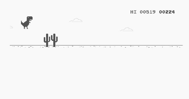 Cách hack game khủng long nhảy T-Rex của Google Chrome (1)