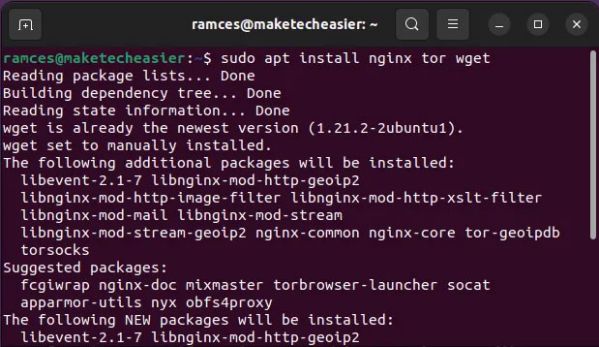 Hướng dẫn cách host website trong Ubuntu bằng Tor 2