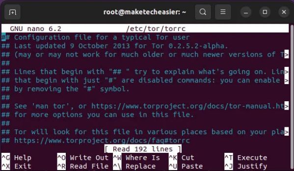 Hướng dẫn cách host website trong Ubuntu bằng Tor 5