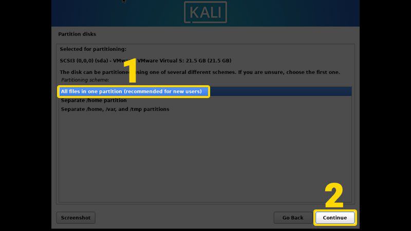 Hướng dẫn cài Kali Linux trên VMware cực đơn giản (16)