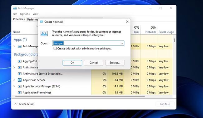 Tổng hợp các cách mở Notepad trong Windows 11 (6)