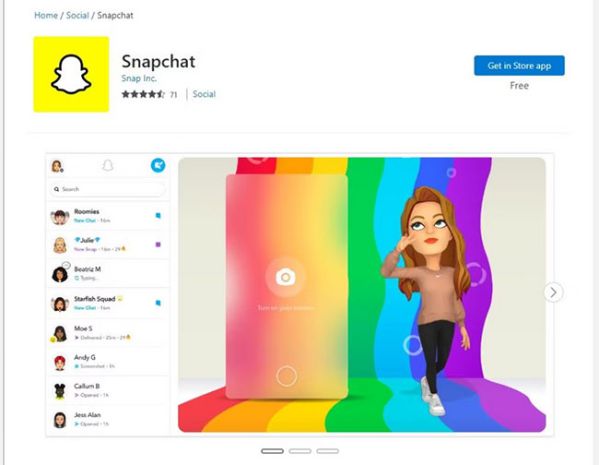 Hướng dẫn tải và sử dụng ứng dụng Snapchat trên Windows 1