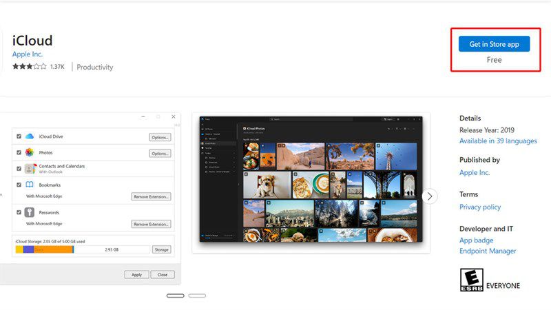 Hướng dẫn tích hợp iCloud Photos trên Windows 11 (1)