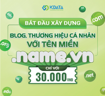 Bắt đầu xây dựng blog, thương hiệu cá nhân với tên miền .name.vn