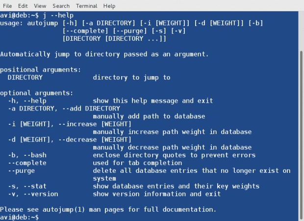 Autojump – Điều hướng nhanh thư mục và hệ thống tệp Linux