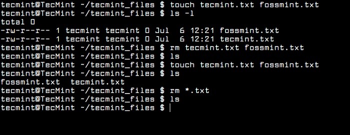 Lệnh rm và lệnh rf có tác dụng gì trong hệ điều hành Linux?