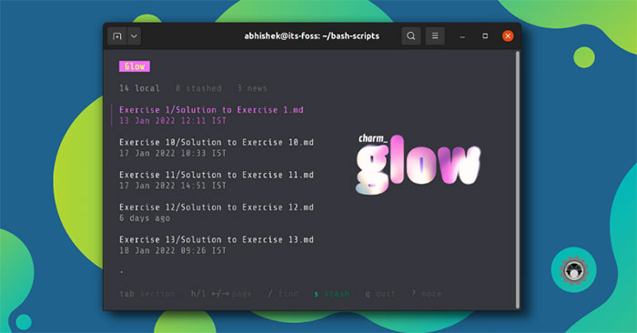 Hướng dẫn đọc tài liệu Markdown trong Linux terminal bằng Glow