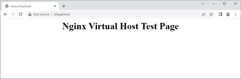 configure virtual hostings