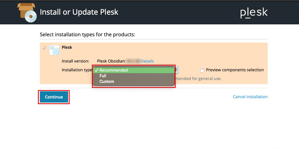 plesk component