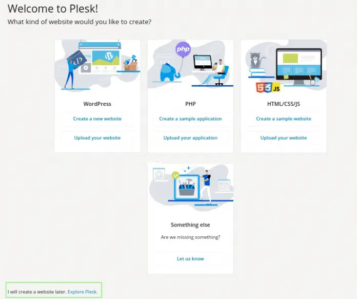 install plesk centos 8 dashboard