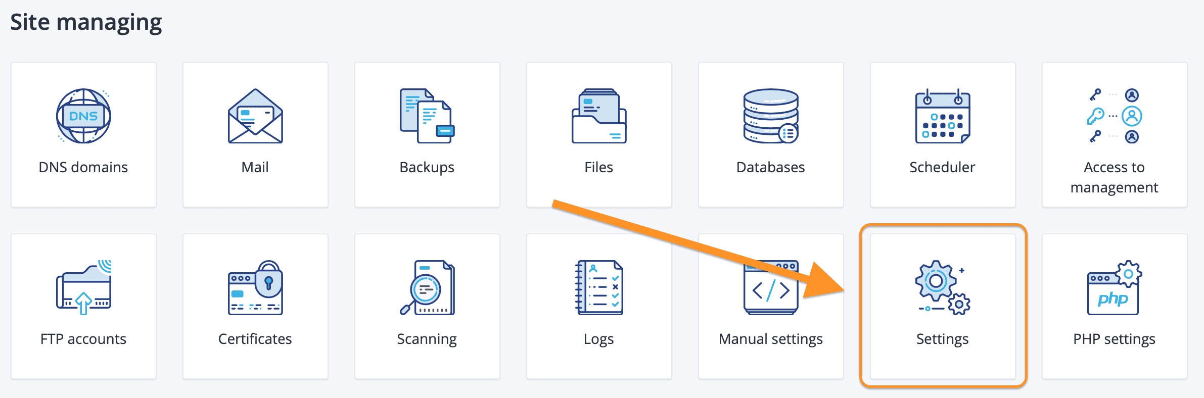 ssl fastpanel site managing