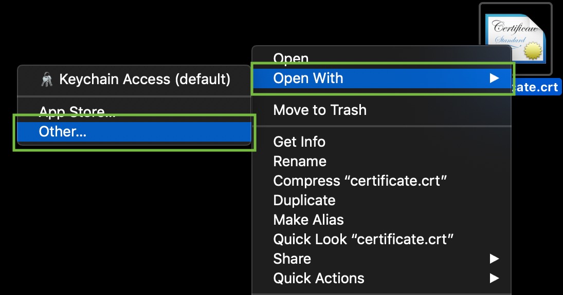 ssl apache macOS