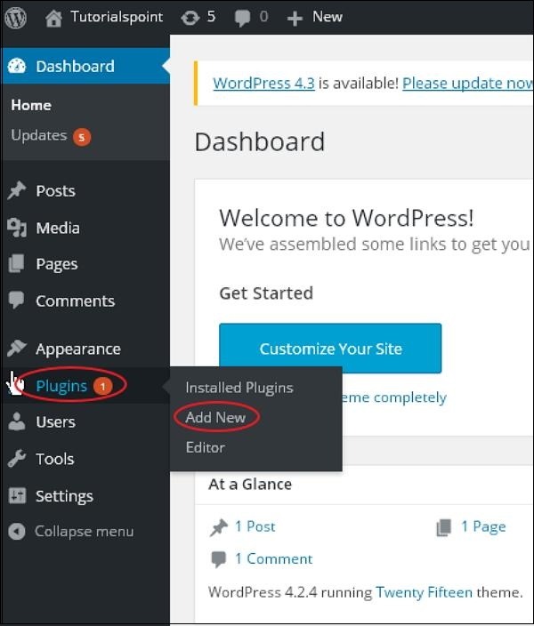 wordpress plugin settings