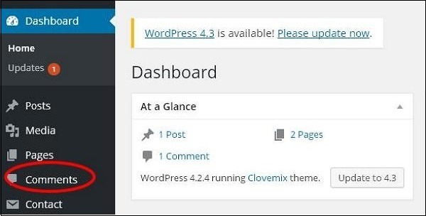 Làm thế nào để edit comment WordPress?