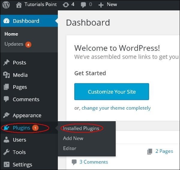 Cách xem plugin WordPress, mô tô từng chức năng