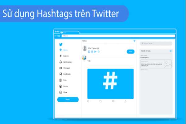 Cách sử dụng hashtag trên Twitter