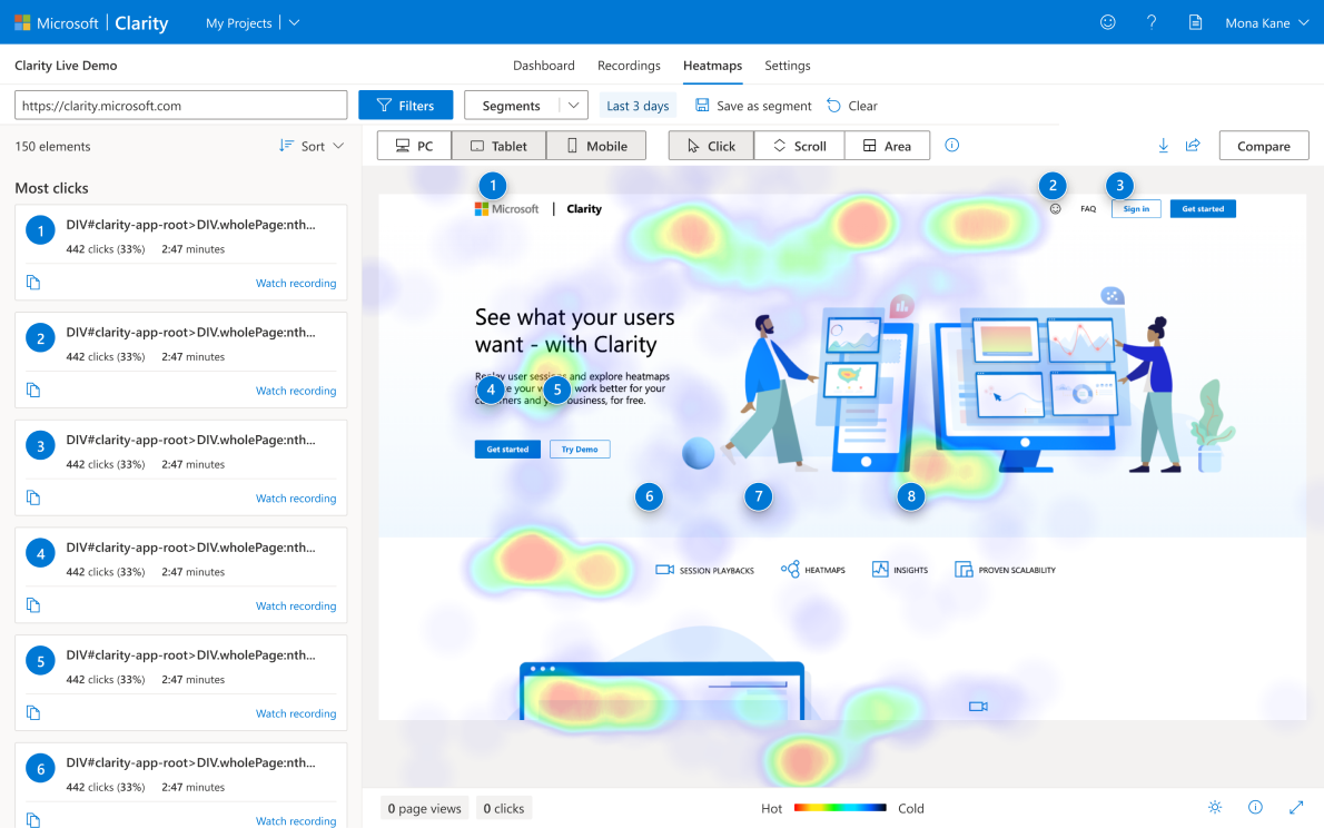 Định nghĩa của Microsoft Clarity