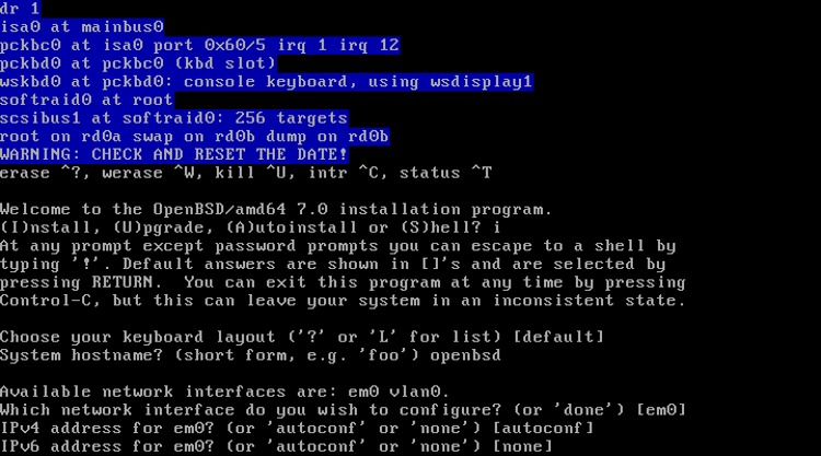 install openbsd