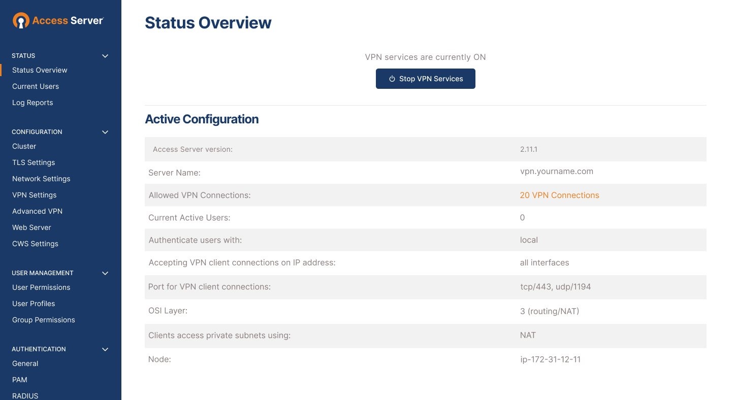 access server openvpn