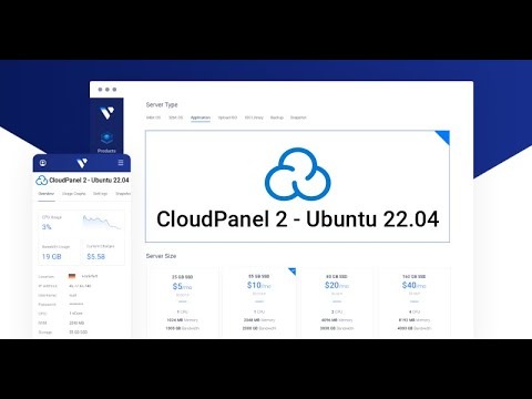 kết hợp cloudpanel 2 và ubuntu 22.04