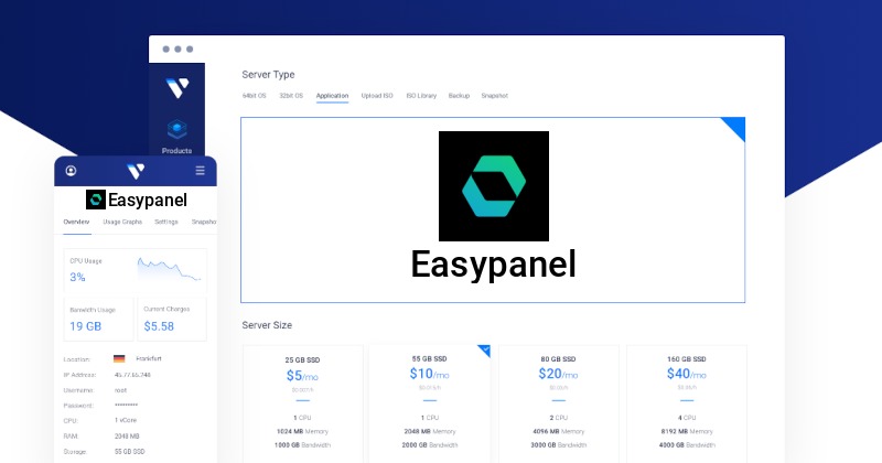 easy panel quản trị vps