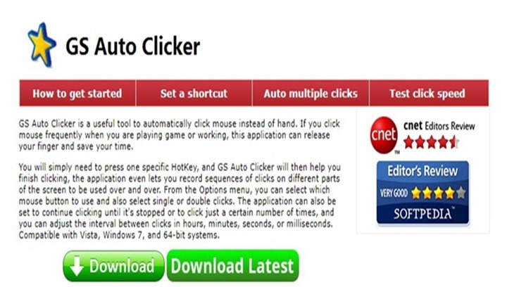 GS Auto Clicker PC