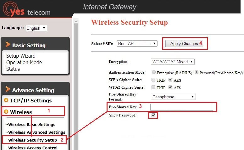 Cách đổi mật khẩu WiFi VNPT Yes Telecom