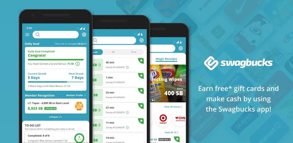  Swagbucks – App khảo sát kiếm tiền