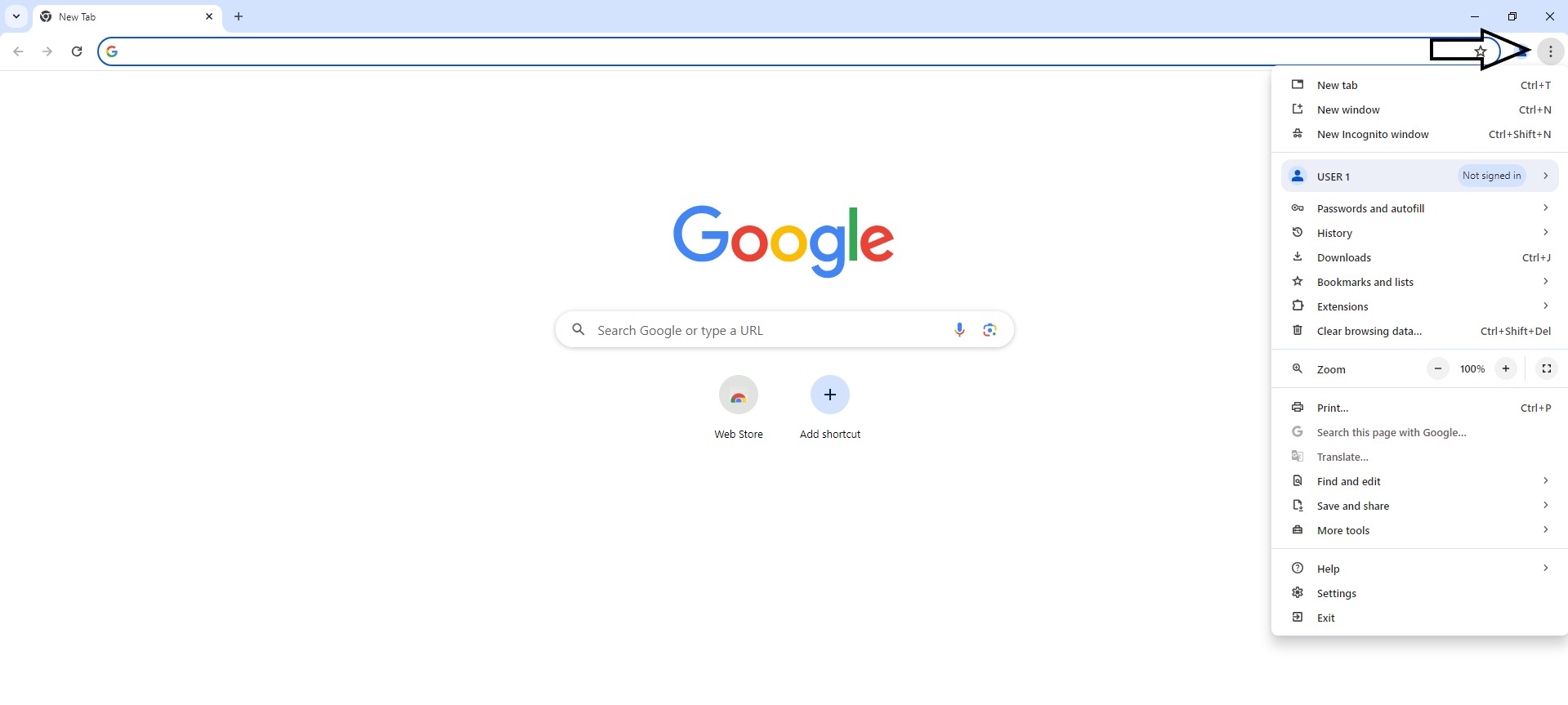 Mở Google Chrome