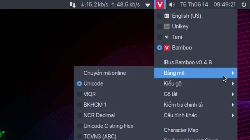 Tùy chỉnh bộ gõ IBus