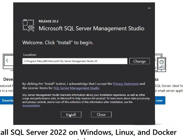 Cài đặt SQL Server Management Studio (SSMS)