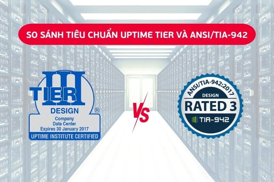 So sánh chi tiết Uptime vs TIA 942 trong trung tâm dữ liệu