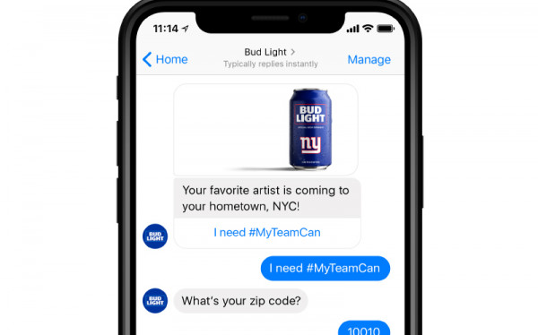 chatbot - Bud Light