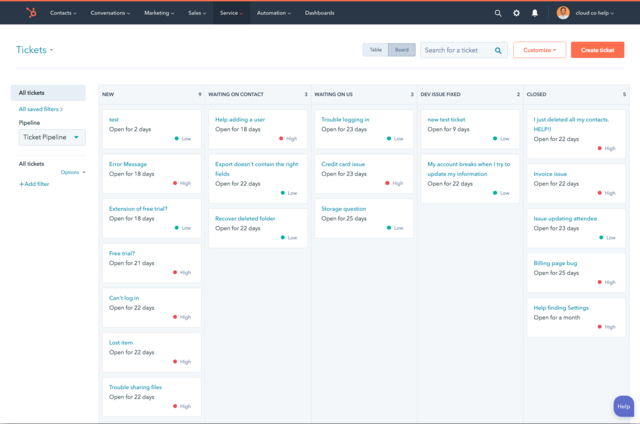 Công cụ CRM HubSpot