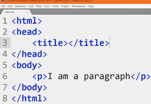 HTML Paragraphs