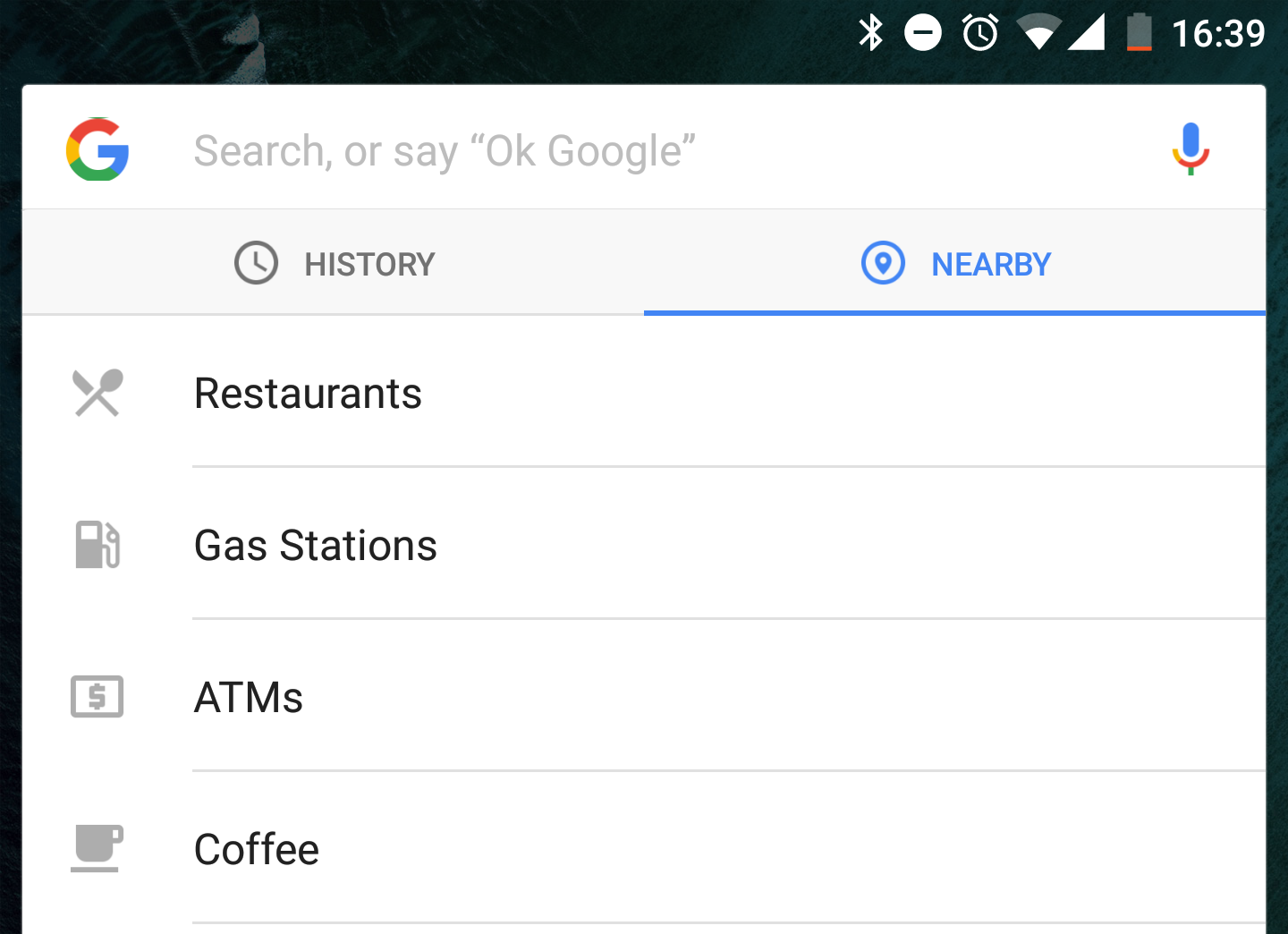 search nearby