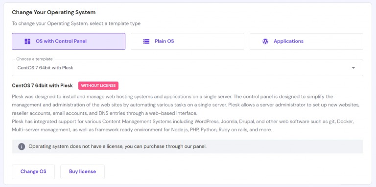 plesk version and pricing