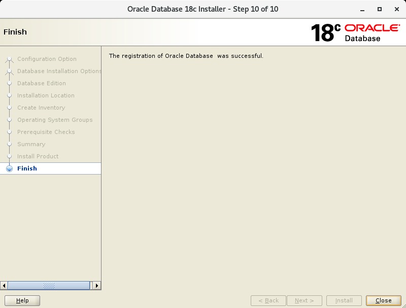 install oracle database 18c trên centos 7 02